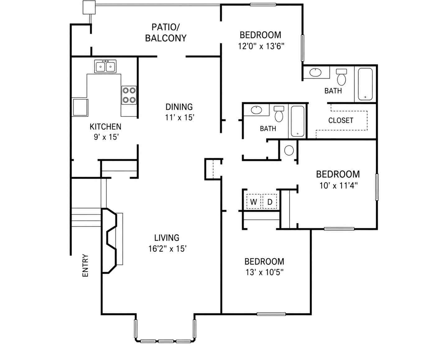 floorplan-pleasant-valley-point-apartments-student-housing-little-rock-arkansas-72223-4